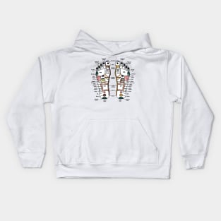 Reflexology bywhacky Kids Hoodie